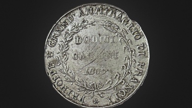 italian coin marshal napoleon 1809 - download free 3d model igor denisov digor 1b1a845 3d print model - Mito3D
