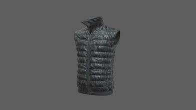 jacket sleeveless camouflage black - buy royalty free 3d model polyfarm 4fe1e94 3d print model - Mito3D