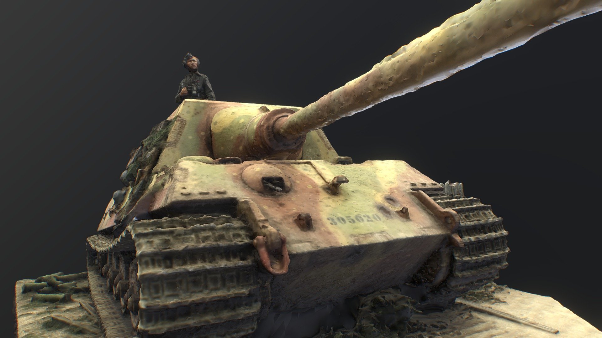 jagdtiger notte cambio Scarica gratuito 3d modello th3dead 3c9c268 3D print model - Mito3D