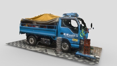 Japonca teslimat kamyon çiğ taramak satın almak telif Bedava 3d model Miguel Bandera Miguelbandera 1b4e373 3d print model - Mito3D