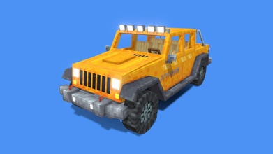 jeep wrangler - buy royalty free 3d model ultimatech c745593 3d print model - Mito3D