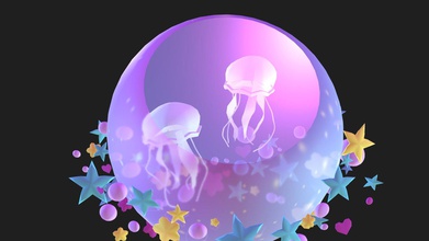 jellyfish terrarium - 3d model marina vildanova kittenpuff 2fc0be8 3d print model - Mito3D