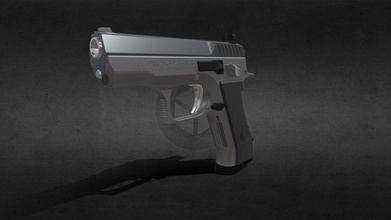 jericho pistol - buy royalty free 3d model 3ddomino e4f97c9 3d print model - Mito3D