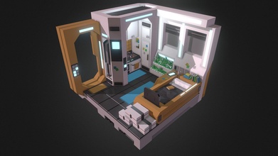 jesse riggle - futuristic micro-apartments 3d model gauvain boiche 52c8c2d 3d print model - Mito3D