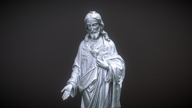 jesus christ statue - buy royalty free 3d model amcgi 375d626 3d print model - Mito3D
