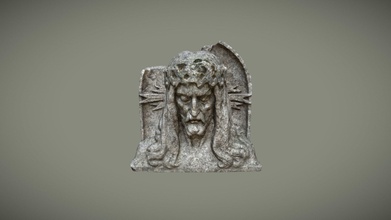 jesus vintage stone sculpture - buy royalty free 3d model magann 584e707 3d print model - Mito3D