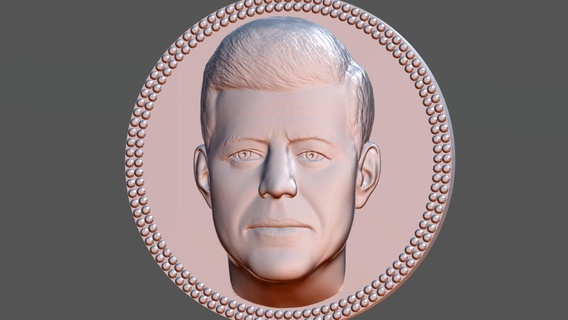 John Kennedy madalyon 3d baskı satın almak telif Bedava model basılı gerçeklik Piotrkatanowski Obama takı jfk kolye politikacı Devlet Başkanı Nixon Rahatlama tanınmış siyaset Roosevelt Fitzgerald koz ronald Reagan büst heykel 3d print model - Mito3D