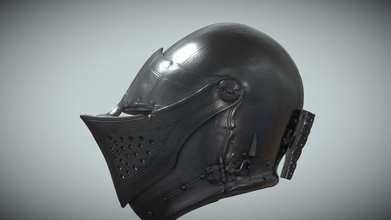 jousting helmet ii - functional 3d printing buy royalty free model omassyx armor armour medieval 3dprintable historical helm germany 3dprinting wearable ornamental 3dprint-3dprintable 3dprint royal 3d print model - Mito3D