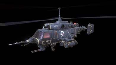 ka 29 modificado ataque helicóptero 3d modelo miedo 86474ad 3d print model - Mito3D