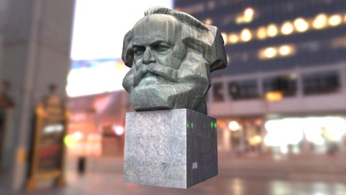 Karl Marx anıt 3d satın almak telif Bedava model lezce scan d3f667d 3d print model - Mito3D