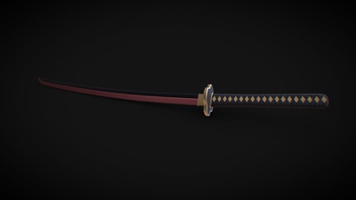 katana demon slayer - 3d model itsmojo 3add00c inspired had finished while ago decided upload d did some pbr baking well which fun enjoy also awesome give watch 3d print model - Mito3D