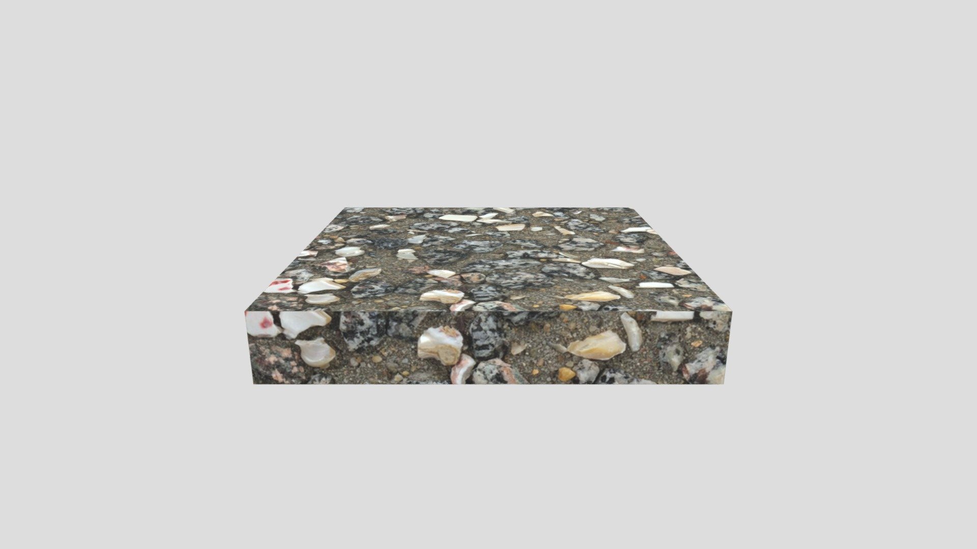 kellen perlano grigio 095 - download free 3d model hardscape fb65355 paving sample 3D print model - Mito3D