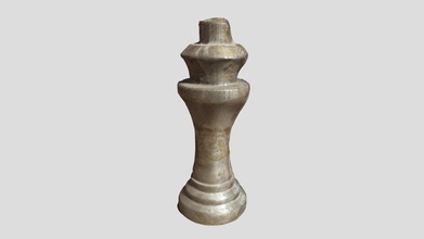 king2 - download free 3d model cristhiangasca 4a1d2b0 my chess king made cnc 1020 steel 3d print model - Mito3D