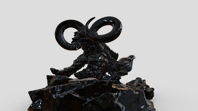 king ant hill - quick vr sculpture download free 3d model marc sawyer whitewashstudio 1e939b2 3d print model - Mito3D