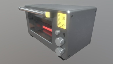 kitchen toaster - download free 3d model mikelkel2 445321d 3d print model - Mito3D