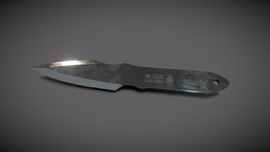 Kizlyar höchste Dehnungsstreifen werfen Messer geschmiedete Klinge Kaufen Lizenzgebühren frei 3d Modell sr surajrai18sr b3e54c5 3d print model - Mito3D
