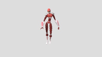 knb217 a2 - high-poly character rig 3d model yoghurtlord 8b5282f complete qut assessment 2 crystal king 3d print model - Mito3D