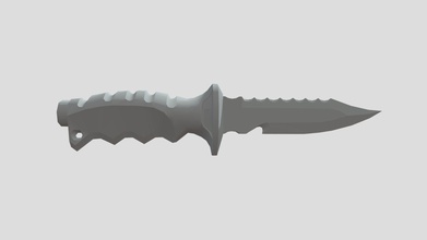 coltello - scarica gratis 3d modello kusaku 923c8d0 modellato mappate me 3d print model - Mito3D