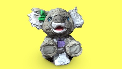 koala farci animal Pomme objet Capturer Télécharger libre 3d modèle everypoint 041d2b7 3d print model - Mito3D