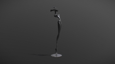 korn microphone supporter acheter royalties libre 3d modèle écalisti 0d37f1e musique sculpter outil hrgiger zbrush stand 3d print model - Mito3D