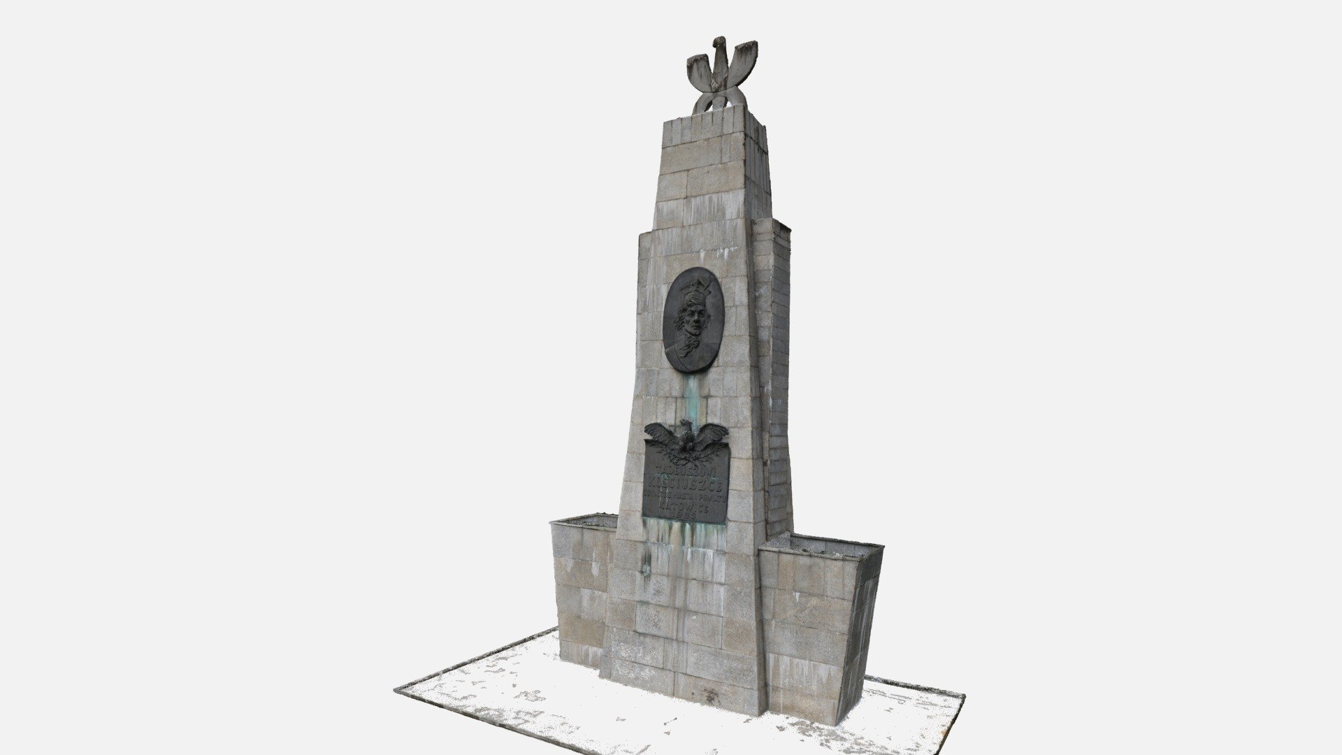 kosciuszko's monumento pointcloud Scarica gratuito 3d modello zachowajto dariusz 4070696 3D print model - Mito3D