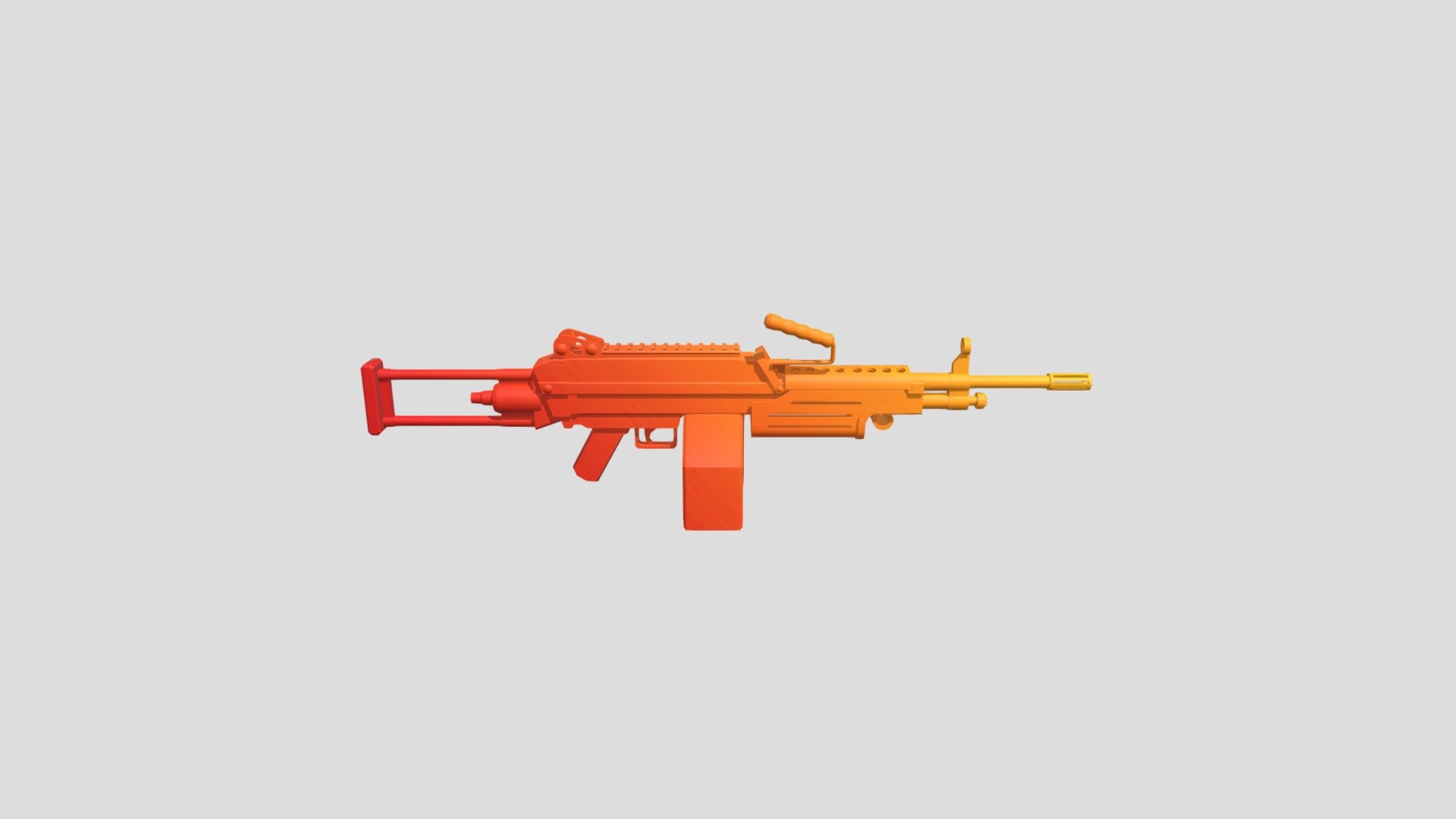 Krunker máquina arma fogo baixar livre 3d modelo ccy131006 74c80be 3D print model - Mito3D