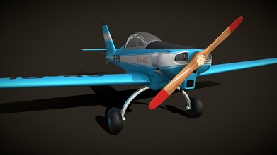 unha ka avião 3d modelo estudos 91cf20e 3d print model - Mito3D