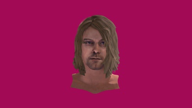 kurt cobain - 3d-Modell joemashups joe5887795 0ce46f5 ein kultigsten und einflussreichsten rock-Musiker, die Geschichte der alternativen Musik Haare re3 nur Schaufenster 3d print model - Mito3D