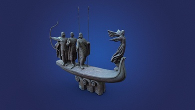kyiv founders monument - 3d model skeiron 4df2fef 3d print model - Mito3D