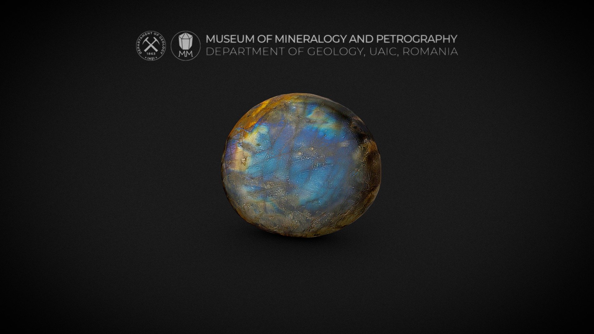 labradorite schiller - 3d model museum mineralogy petrography uaic mineralogypetrographymuseum 596dfb5 3D print model - Mito3D