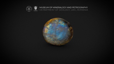 Labradorit Schiller 3d Modell Museum Mineralogie Petrographie uaic mineralogypetrographymuseum 596dfb5 3d print model - Mito3D