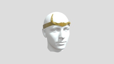 lady loki's helmet crown - download free 3d model architect adan mc architectadanmc 718c49c 3d print model - Mito3D