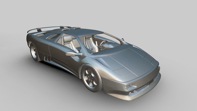 Lamborghini Şeytan se30 hazır Yazdır stl Dosyalar satın almak telif Bedava 3d model sim3d simed vücut Araçlar baskı rc Ulaşım Spor araba efsanevi klasik 3d print model - Mito3D