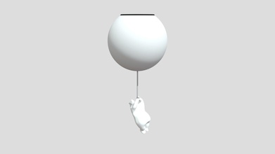 lamp bear ball wasty lampatron - 3d model matveenko 90107bf 3d print model - Mito3D