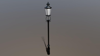 lamppost gas lighting - download free 3d model pilgrimm fd8ad3e 3d print model - Mito3D