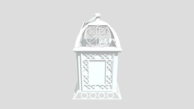 lantern lamp high-poly - download free 3d model andreiurbus 53de03f 3d print model - Mito3D