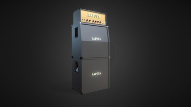 laputa amplifier - download free 3d model kozok-3d ef8bb40 3d print model - Mito3D