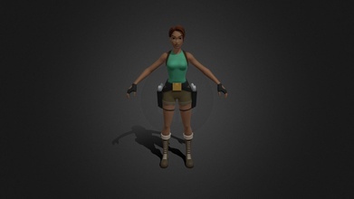 Lara Croft Rückschlag Stil download frei 3d Modell yxboireal yeboireal c231c89 3d print model - Mito3D
