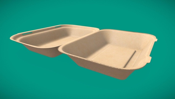 large cardboard paper - disposable container - buy royalty free 3d model we3do we3domodel food packaging recycling paper pack cardboard starbuck foam recycle box package foodbox polystyrene container-box packet styrofoam disposable carboardbox container  3d print model - Mito3D