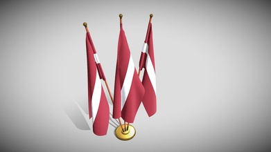 Lettonia bandiera pacco acquistare royalty gratuito 3d modello dragosburian 77d8ec8 3d print model - Mito3D