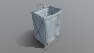 lavandería bolso comprar realeza gratis 3d modelo daniel drmonzel cesta tela laundry basket pintor sustancias maya ropa 3d print model - Mito3D