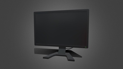 lcd monitor descargar gratis 3d modelo 3ddomino 1157df2 3d print model - Mito3D