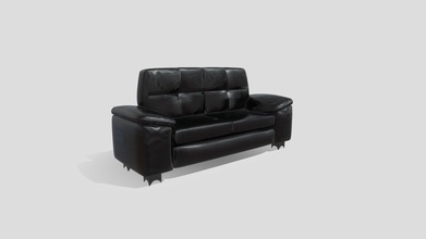 cuero sofá negro gratis descargar 3d modelo dopaminecat 78581cd 3d print model - Mito3D