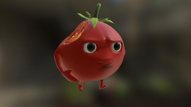 leek&tomato - vegetarian tale tomato 3d model bostav f2c394d 3d print model - Mito3D
