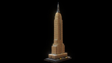 lego architecture empire building - buy royalty free 3d model marcin lubecki lubus 643010e 3d print model - Mito3D
