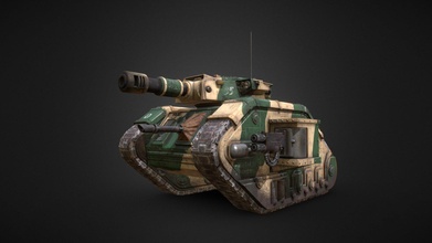 Leman russ Main Schlacht Panzer 3d Modell Dartillerie 03736b7 3d print model - Mito3D