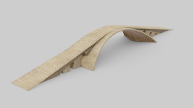 leonardo-da-vinci - ponte di legno kaufen Sie royalty-free 3d-Modell der spitfirecapurageklan 9655ac5 3d print model - Mito3D