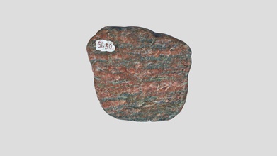 lewissian gneiss - download free 3d model elliottmm 384e7ae piece isle iona very old archean has been altered so much i&rsquo ve seen called migmatitite green streaks likely epidote occured locally sometime during geologic history found my mapping northern university st andrews field camp summer 2019 3d print model - Mito3D