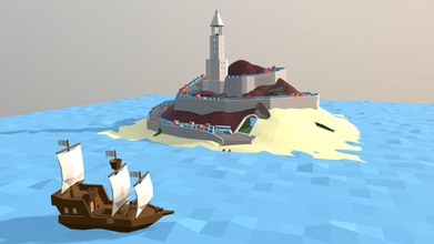 lighthouse - download free 3d model jerd 94c73c5 saw contest decided do my own didnt submit because some these assets kenney find his super cool website here https kenneynl donations ko-ficom jerddonation liscense cc0 public domain 3d print model - Mito3D