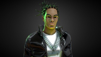 lil baby - stylized buy royalty free 3d model tiko tikoavp hair toon shirt jewelry unreal jacket pants silver brown young diamond drake accessory engine chain gta5 dread crypto rick converse puff metallic gunna fnaf rap hiphop braid dreadlock vrchat thug streetwear hairstyle owens joggers gucci unity3d male bracelet fivem yeat 3d print model - Mito3D